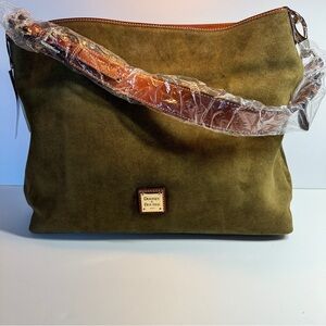 Dooney & Bourke Suede Extra Large Courtney Sac